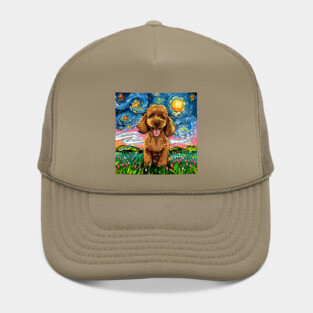 Apricot Poodle Night Hat
