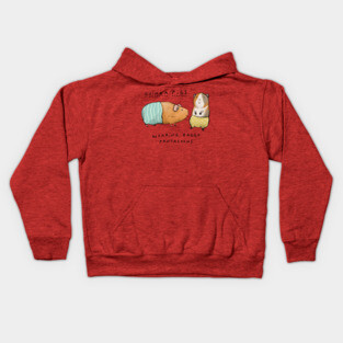 Guinea Pigs Wearing Baggy Pantaloons Kids Hoodie
