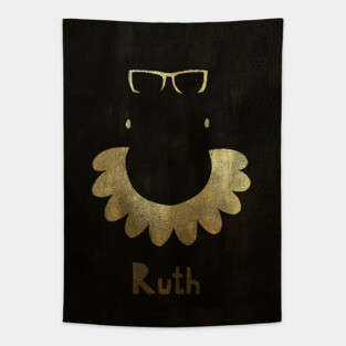 RBG RUTH BADER GINSBURG poster Tapestry