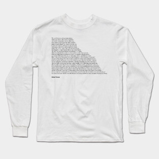 John Green Quotes Long Sleeve T-Shirt