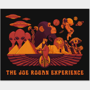 The Joe Rogan Experience - Psychedelic Design Posters and Art