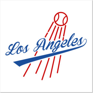 Los Angeles Dodgers Baseball Posters and Art