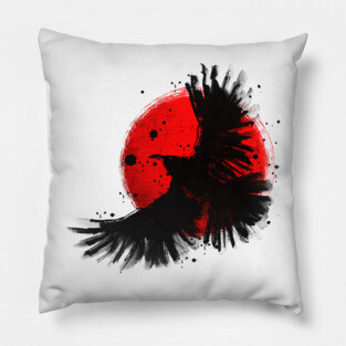 Dark Crow Pillow