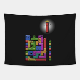 Tetris Excitement Tapestry