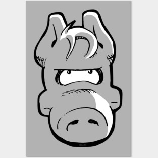 Cerebus Head Posters and Art