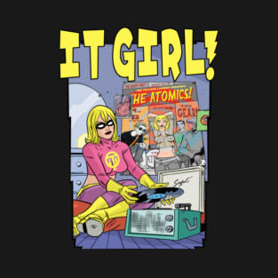 IT GIRL Playing Records! T-Shirt