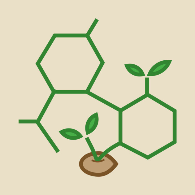 CBD Molecule Cannabis Sprout by cannabijoy