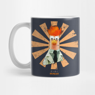Beaker Retro Japanese Muppets Mug