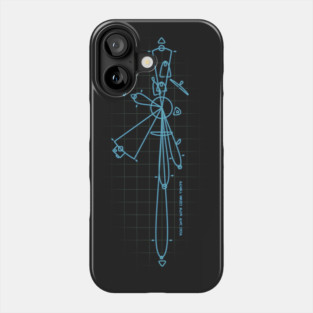 You May Fire When Ready (Blue) Phone Case