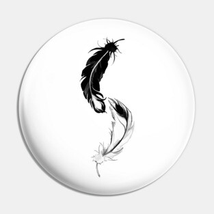 Bird Feather Pin