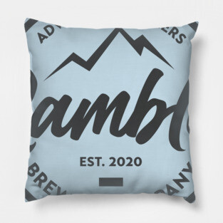 Rambler Brewing Company logo tee - light Pillow