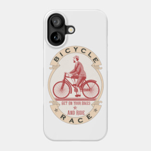 Vintage Bicycle Racer Phone Case
