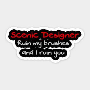 Scenic Designer Sticker