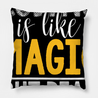 Coding is Like Magic But Real Pillow