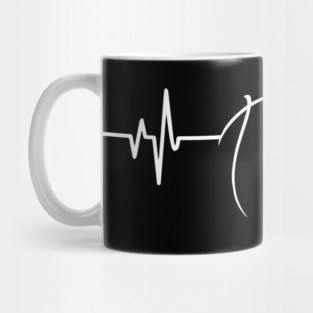 Basketball heartbeat - Cool Funny Basketball Lover Gift Mug