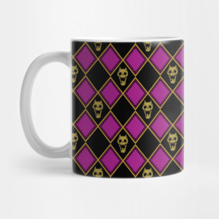 yoshikage kira KILLER QUEEN pattern / jojo DIU dark pink T-Shirt Mug