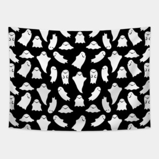 Cute Ghosts || Halloween Ghosts || Cartoon Ghosts || Boo Tapestry