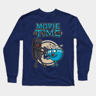 Home Movie Time v2 Long Sleeve T-Shirt