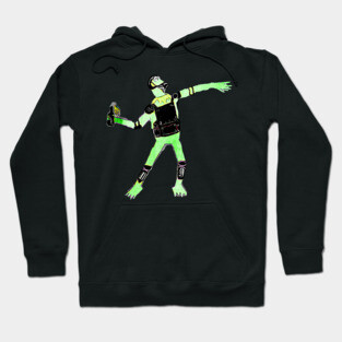 Banksy inspired Kermit 4 Hoodie