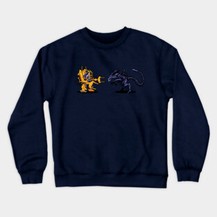Power-Loader Vs Alien Queen Crewneck Sweatshirt