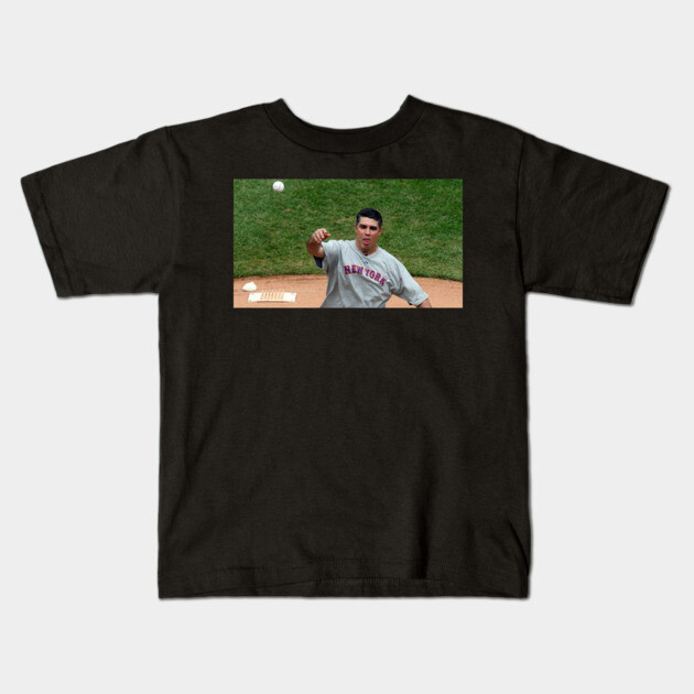 Gary's First Pitch Kids T-Shirt by Howchie
