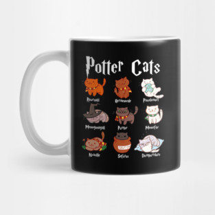 Potter Cats t-shirt Funny Gifts For Cat Lovers Mug