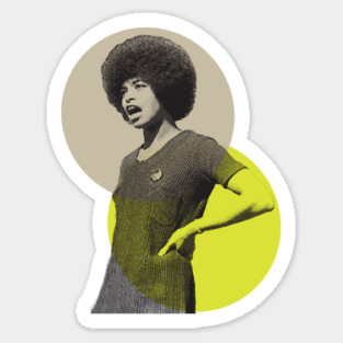 Angela Davies Sticker