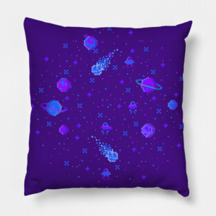 Pixelated Space Pillow