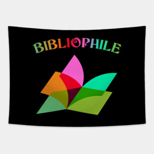 Bibliophile' rainbow Tapestry