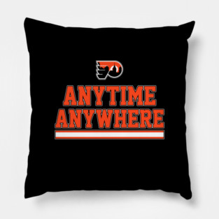 Flyers Anytime anywhere Pillow
