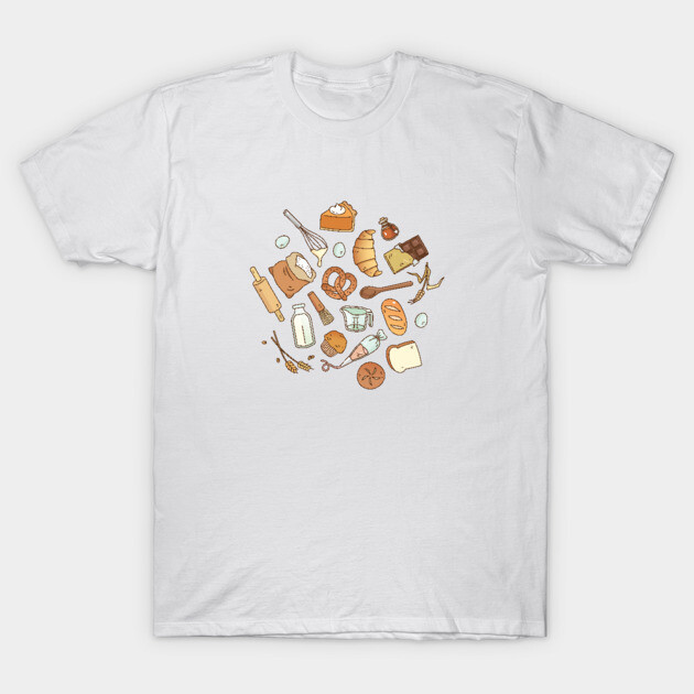 Bakery Essentials T-Shirt by Noristudio