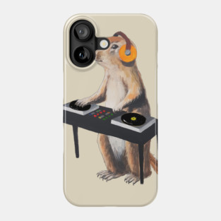 Prairie Dog DJ Phone Case