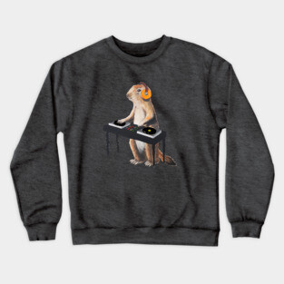 Prairie Dog DJ Crewneck Sweatshirt