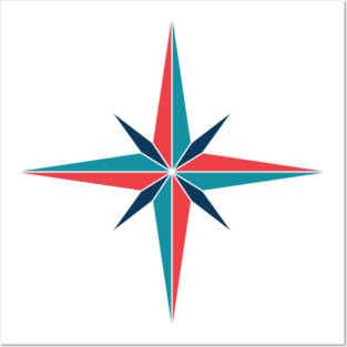 Compass Rose Posters and Art