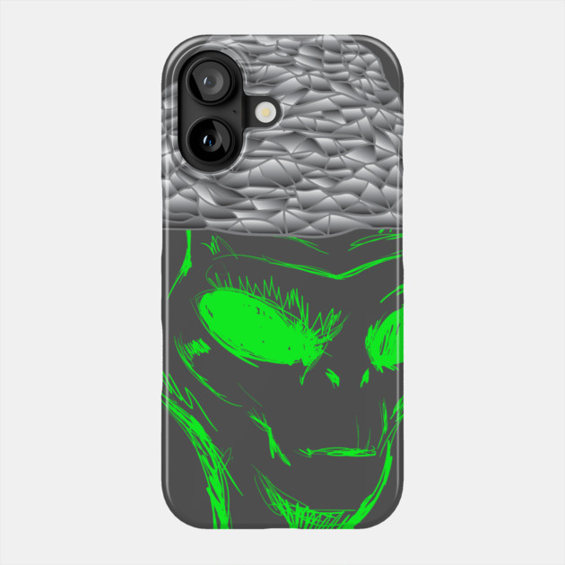 Tinfoil Hat Alien Phone Case by belownormal