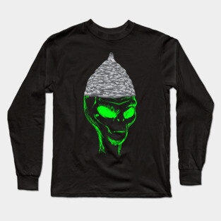 Tinfoil Hat Alien Long Sleeve T-Shirt