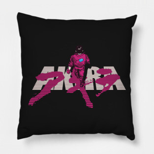 Synthwave akira v2 Pillow