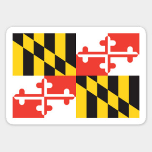 Maryland State Flag Sticker