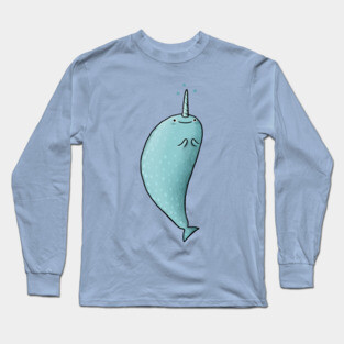 Happy Narwhal Long Sleeve T-Shirt