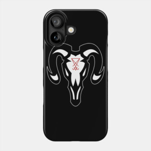 Lucifer Goat Skull Phone Case
