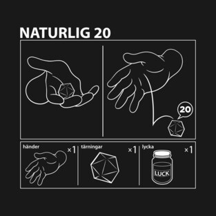 NATURLIG 20 (DARK VERSION) T-Shirt
