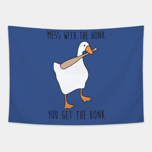 untitled goose game Tapestry