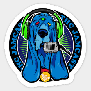 THC Jamcast Logo Sticker