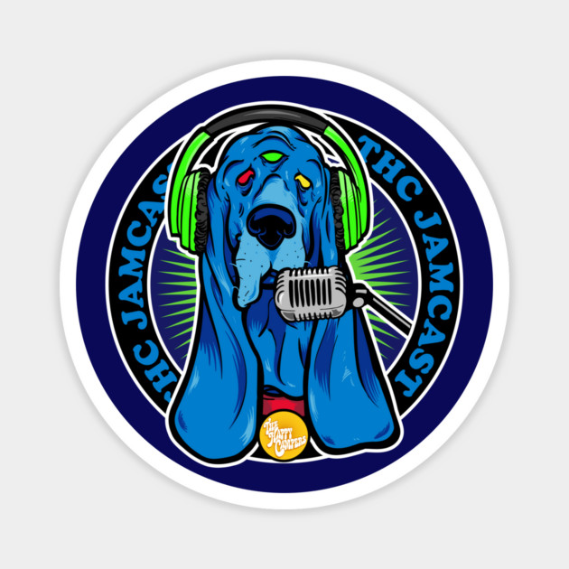 THC Jamcast Logo Magnet by rt-shirts