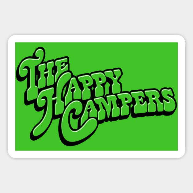 The Happy Campers - Clear Logo Magnet by rt-shirts