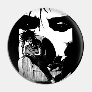 Sitting Dream (white) Pin