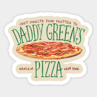 Daddy Green's Pizza Sticker