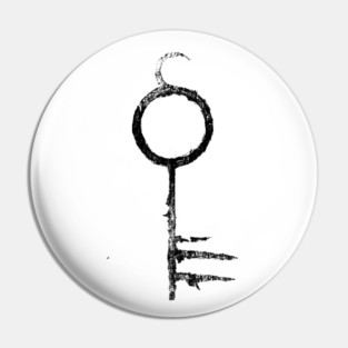 The Infernal Key (black) Pin