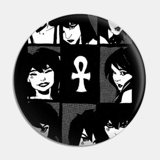 Gestures of Death (white) Pin