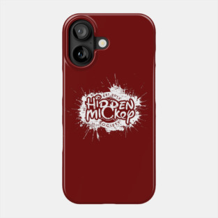 White Paint HMS Logo Phone Case
